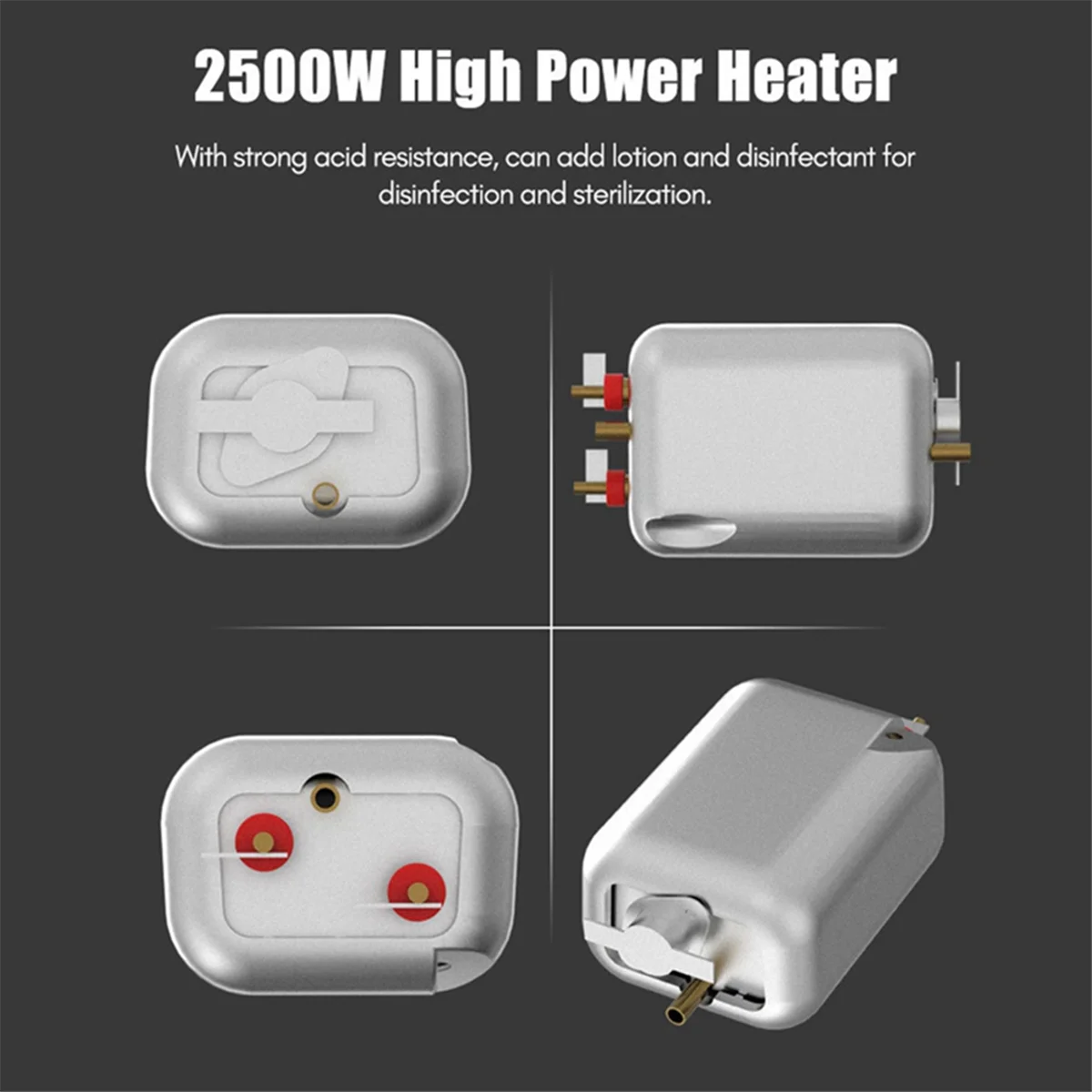 Máquina de limpeza 2500W Limpador a vapor doméstico de alta temperatura, esterilização, ar condicionado, cozinha, vaporizador