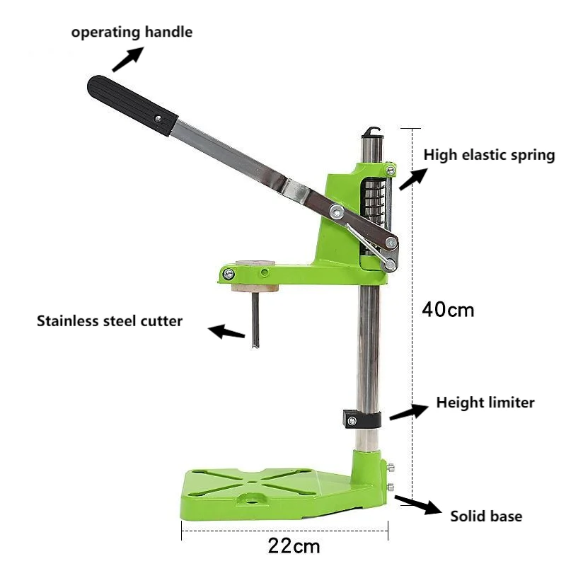 Mini Fresh Green Coconut Hole Opening Drilling Machine Push Press Tender Coconut Opener