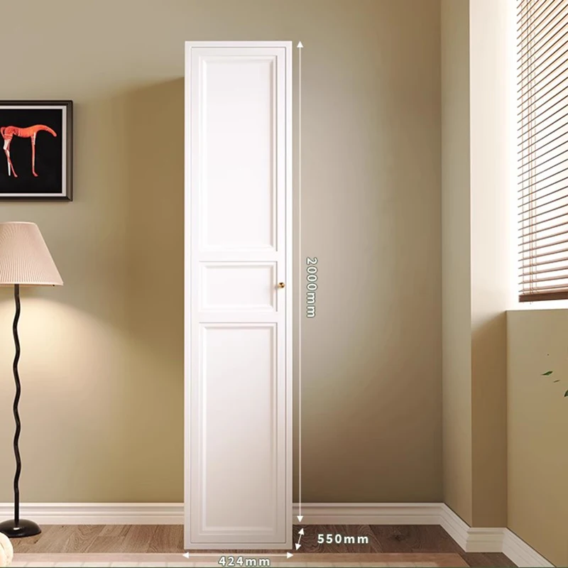 خزانة الملابس الحديثة الأساسية الثقيلة رخيصة خزانة خشبية خزانة غرفة النوم الأبيض طويل القامة Szafa Na Ubrania أثاث المنزل #4