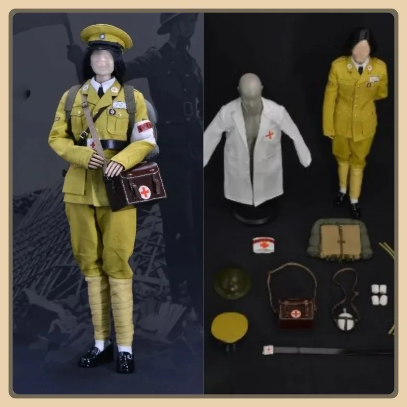 

QOM-1048 масштаб 1/6, корпус защиты в Гуанчжоу, бригада скорой помощи, оборудование, модель одежды для 12-дюймовой экшн-фигурки, декор для тела