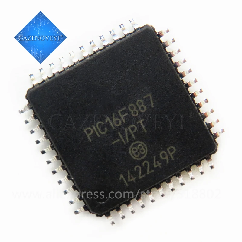 

10pcs/lot PIC16F887-I/PT PIC16F887 16F887 In Stock