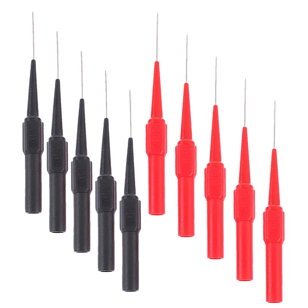 

10Pcs Test Probe Needle Wire Piercing Durable Multimeter Kit Automotive Electrical Circuit Tester Tools Test Tools
