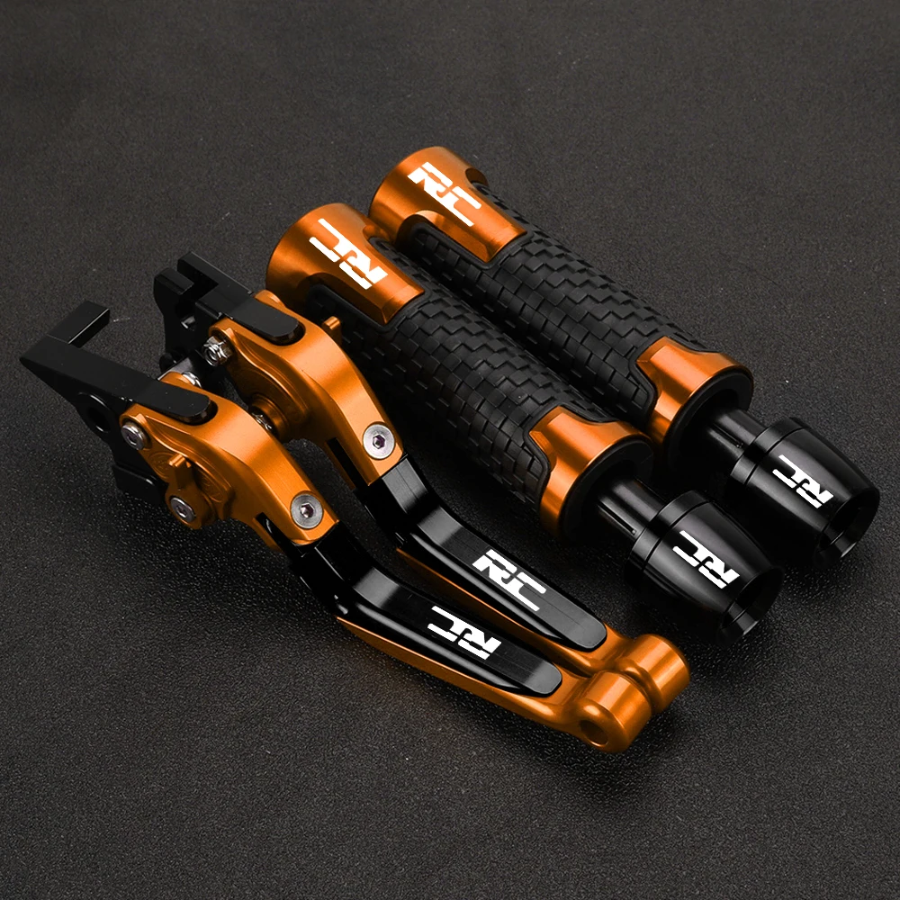 Motorcycle Accessories RC 8 8R Brake Clutch Levers Handlebar Handle bar Hand Grips ends For RC8 RC8R 2009-2013 2014 2015 2016