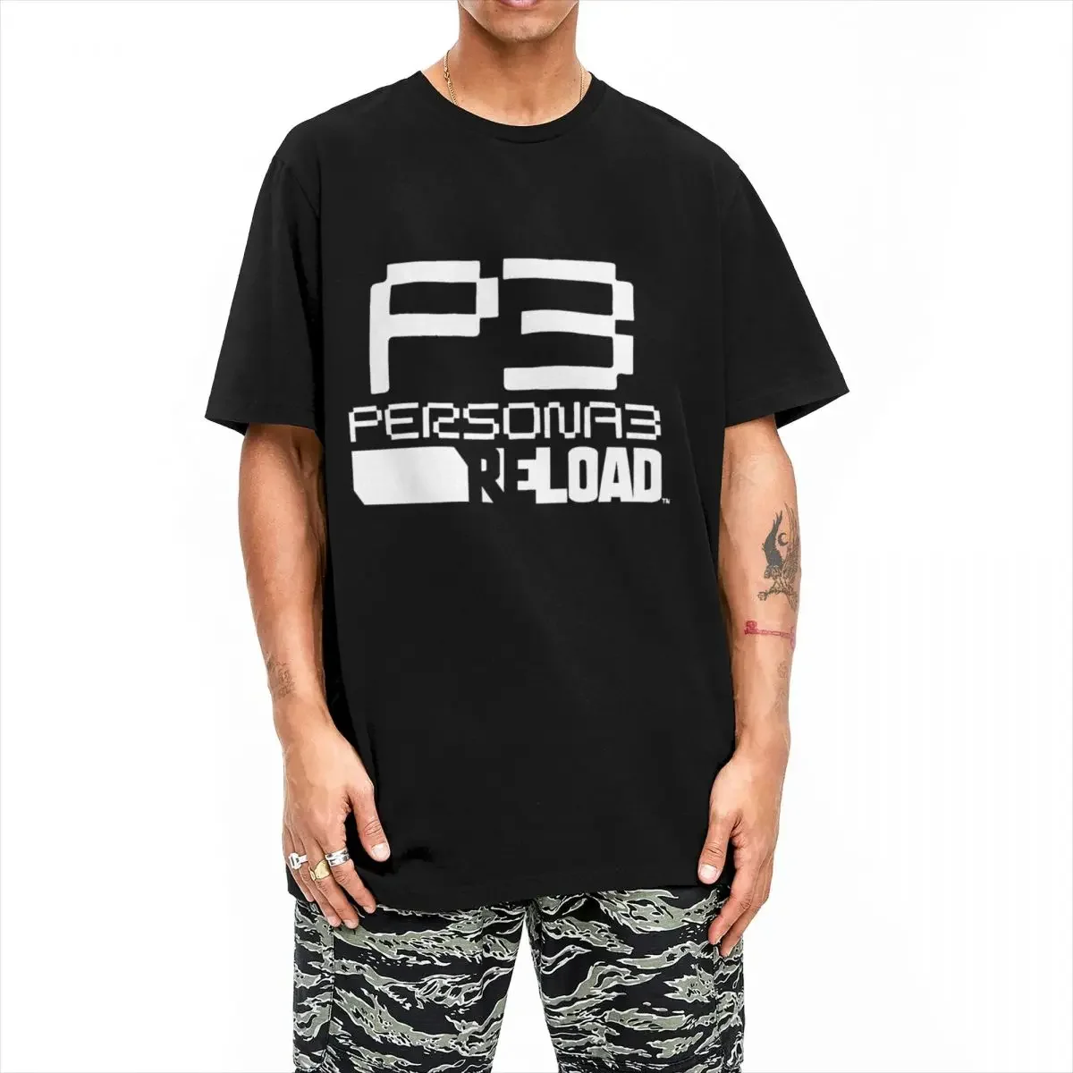 Men Women Persona 3 Reload T Shirts Cotton Clothes Funny Short Sleeve Round Collar Tees Printed T-Shirt