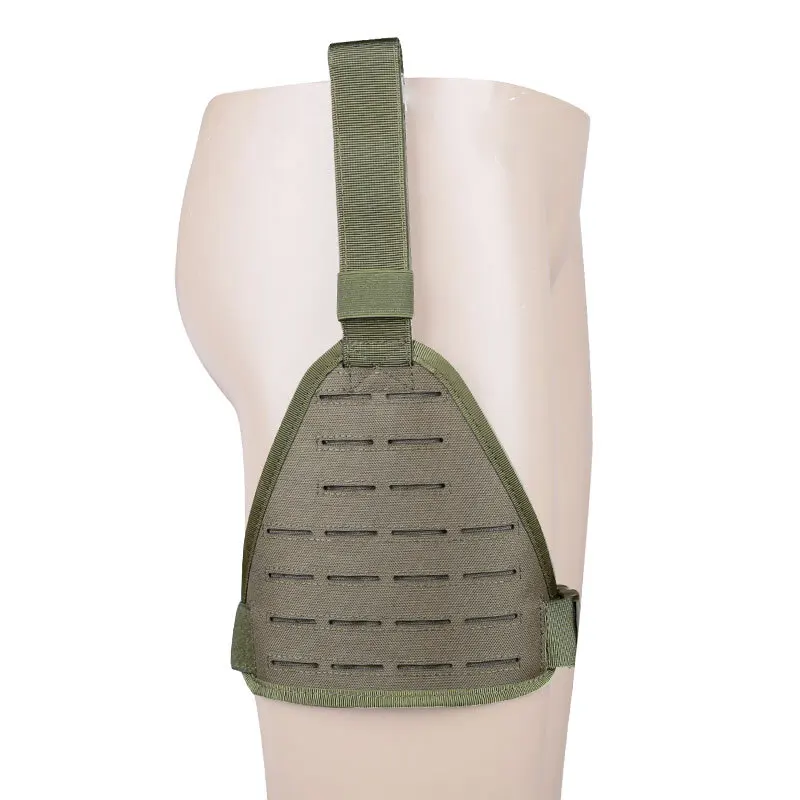 TACTIFANS Laser Cutting Molle Drop Leg Platform Panel High Ride Hook-and-loop Belt Strap Padded Interior Mesh