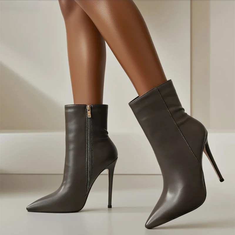 

Женские кожаные ботинки ручной работы Ronticool — неподвластная времени элегантность и повседневный комфорт, размер 45