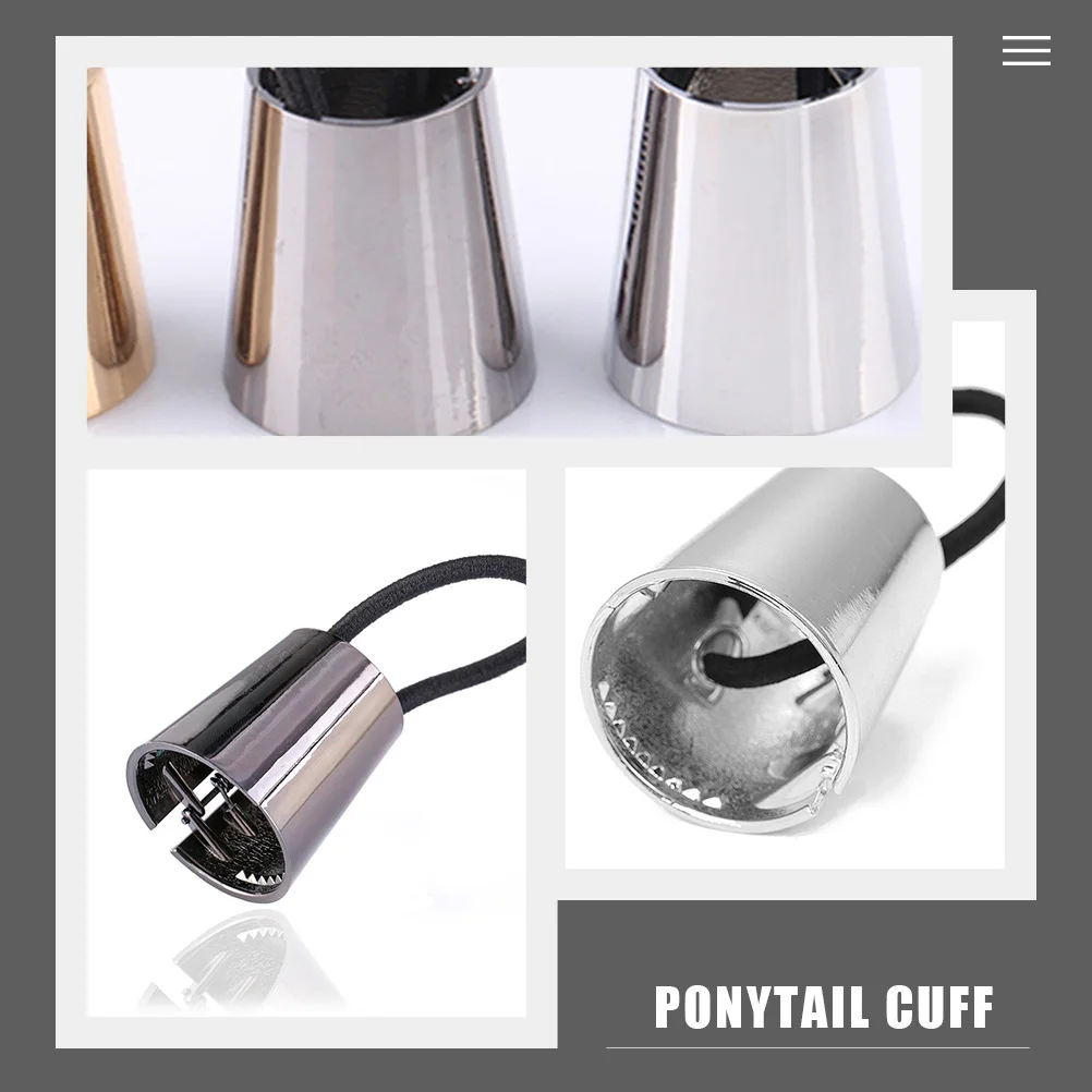 

2 шт., металлические застежки, держатели для хвоста, аксессуары для женщин, эластичная манжета для повседневной вечеринки, банкета, использование всех цветов волос, стили