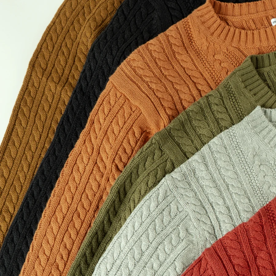 Reine Baumwolle Gestrickte Pullover frauen Lose Overhead Elastische Basis Schicht Herbst Winter Farbe Pendeln Sle Lange Sve