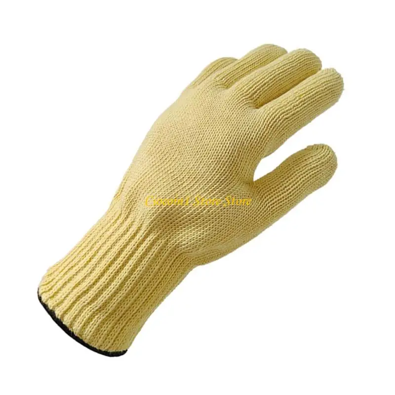 A3PC High Temperature Safety Aramid Fiber Gloves With 350°C Heat Resistance Double Layer Thermal Protective For Professionals