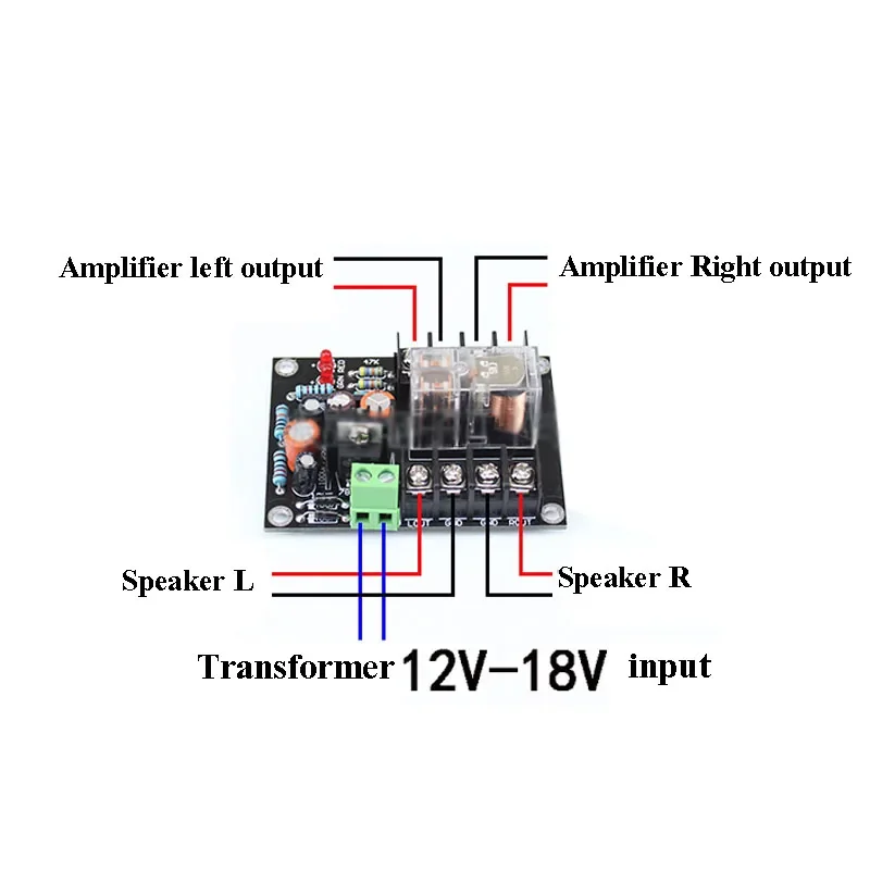 Lusya Speaker Protection Board 2.0  Relay Protection Silver Contact Hifi Amplifier Speaker Board A9-006