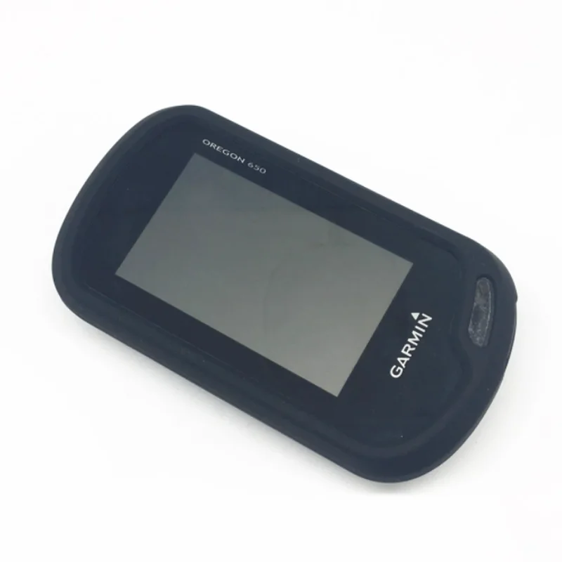 Silicone Soft Edge Bumper Cover Protective Case Screen Protector Film For Garmin Oregon 600 600T 650 650T 700 750 750T 739 GPS