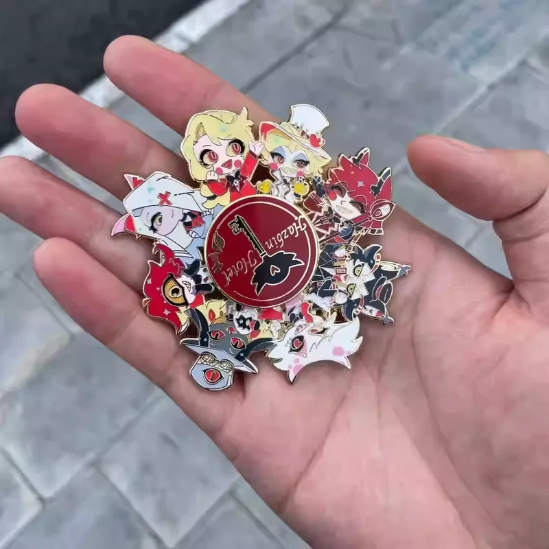 Hazbin Hotel Hell Inn clé pendentif Keekee Incarnation clé collier en métal à la mode accessoire personnalisé cadeau de vacances