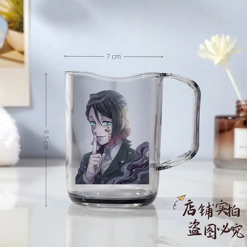 Demon Slayer Anime Cartoon Mouthwash Cup Douma Akaza Peripheral Goods Bathroom Home Fashion Toothbrush Cup Couple Birthday Gifts