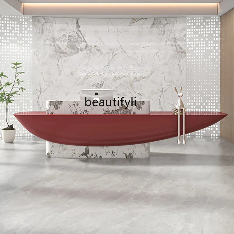 FG11Beauty Salon Cashier Clothing Store Yoga Studio Bar Training Class Hotel Reception Desk