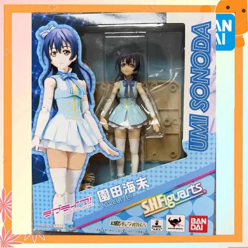 

Bandai оригинальная аниме-фигурка SHF Sonoda Umi LoveLive, экшн-фигурка, игрушки для мальчиков/девочек/детей/Рождество