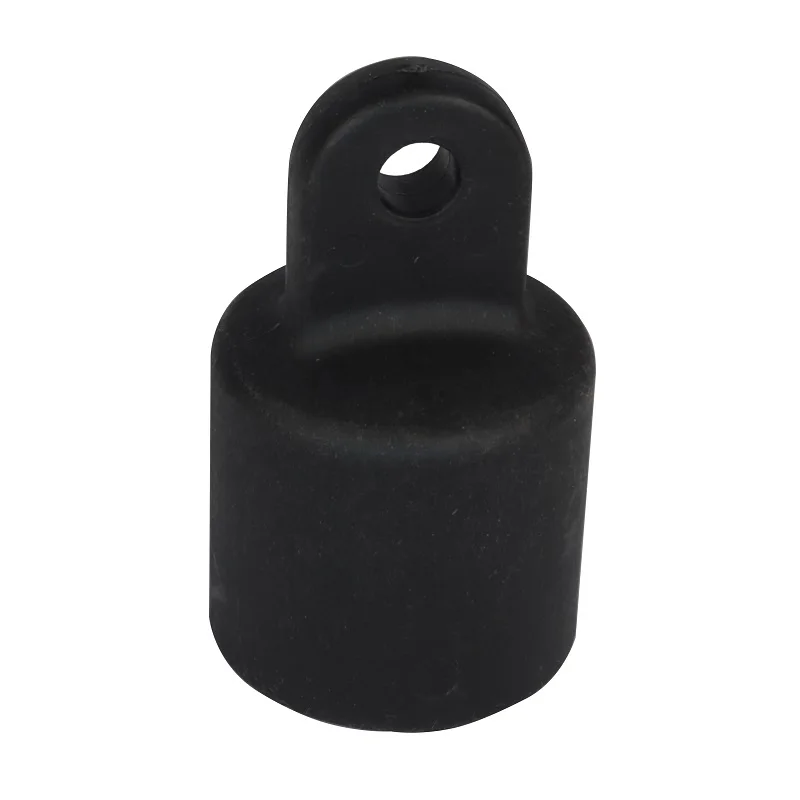 2PCS Black Nylon Top Cap High Strength 22MM 25MM Marine Bimini Tops Plastic Bimini Fittings For Yacht Boat