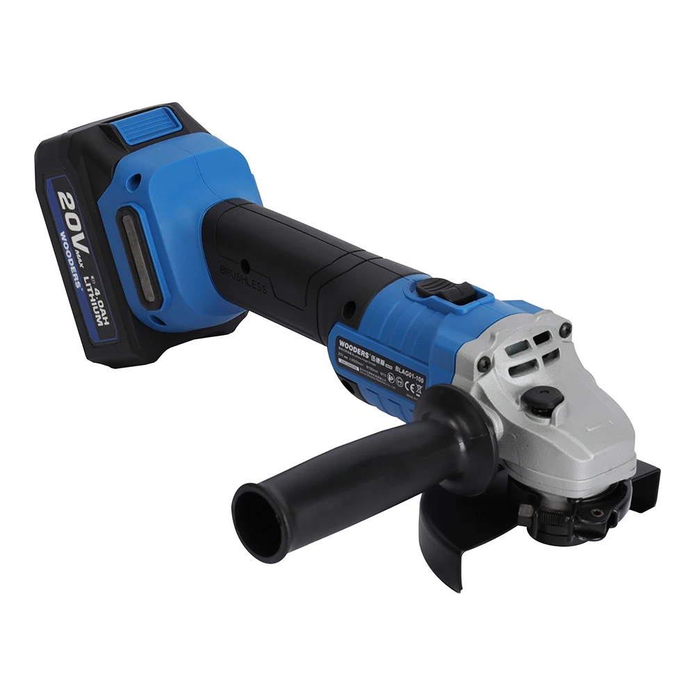 WOODERS Новое поступление, бесщеточная угловая шлифовальная машина с широким диапазоном мягкого захвата, тонкий корпус машины, быстрая смена крышки, продажа WOODERS Новое поступление, бесщеточная угловая шлифовальная машина с широким диапазоном мягкого захвата, тонкий корпус машины, быстрая смена крышки, продажа