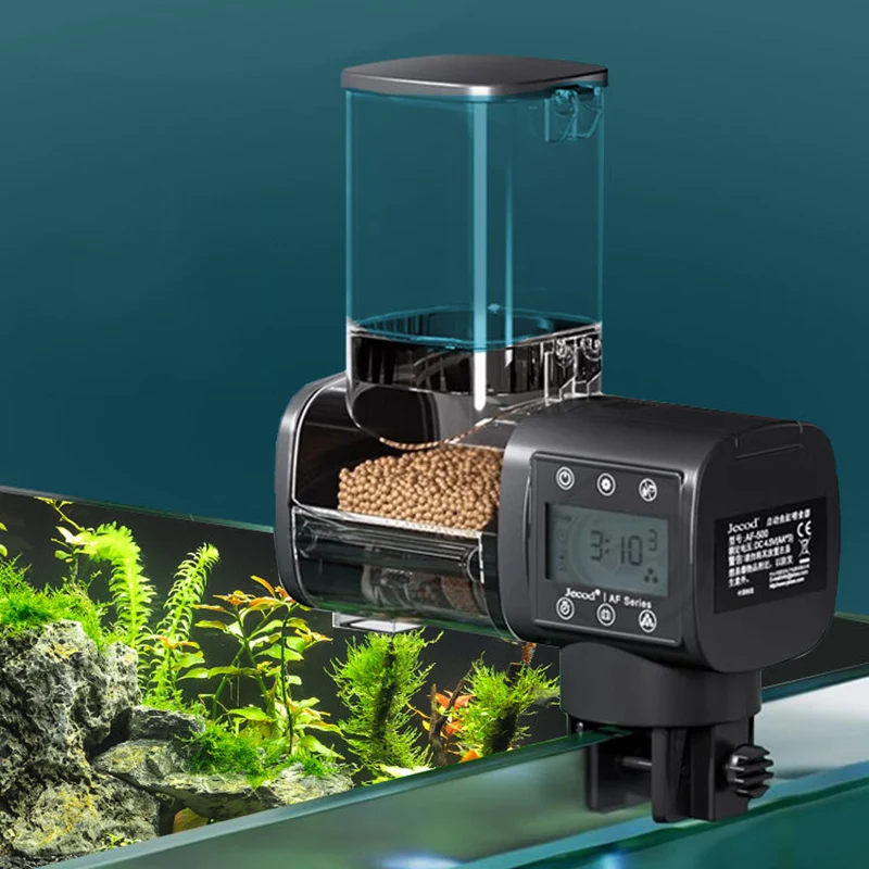 Automatic Fish Feeder Fish Tanks Feeding Dispenser Aquariums Large Capacity Feeders Household Digital Timing Remote Feeders