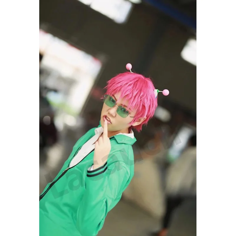Anime Saiki Kusuo The Disastrous Life K.-Nan Cosplay Wigs Costumes Uniform Tops Pants Headwear Cos Props Wigs