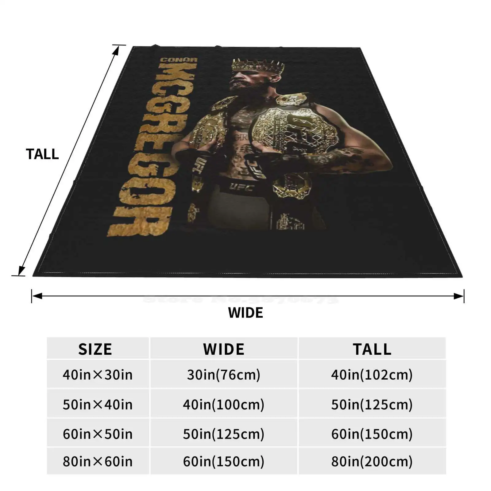 King Mcgregor divano letto confortevole di alta qualità coperta morbida Conor Mcgregor Mayweather Vs Mcgregor boxe il famoso Gorilla