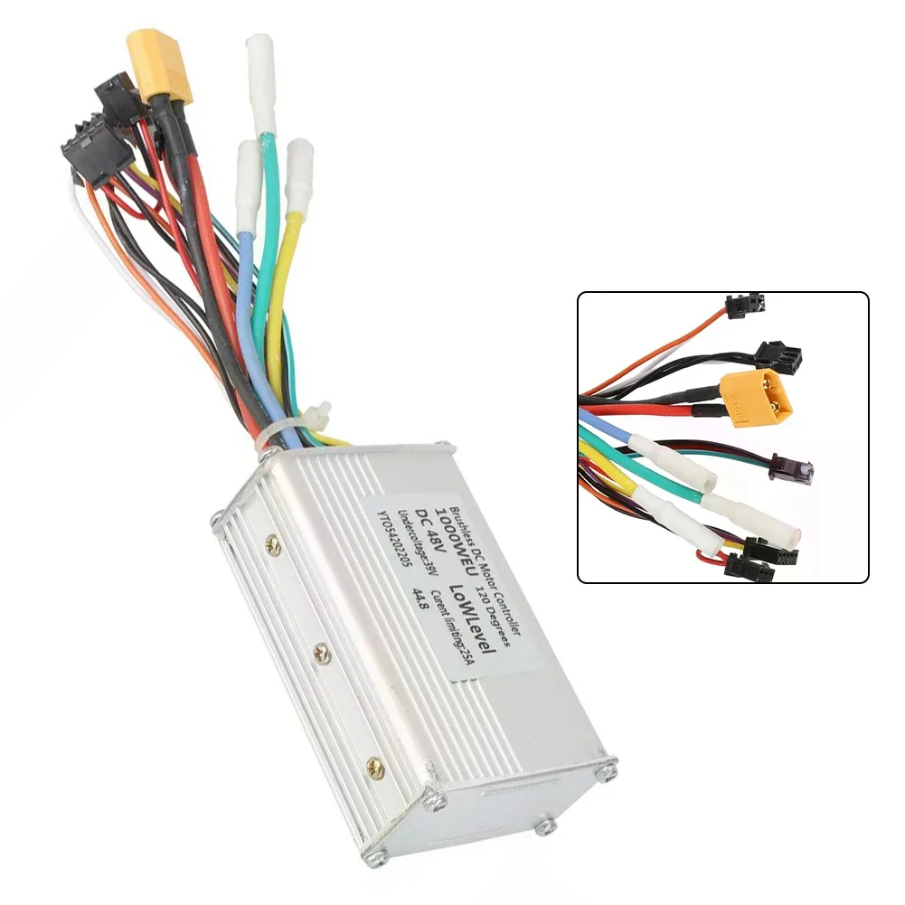 

Контроллер для электросамоката 48В 25А, плата управления двигателем, контроллер для повседневного использования, премиальное качество материалов