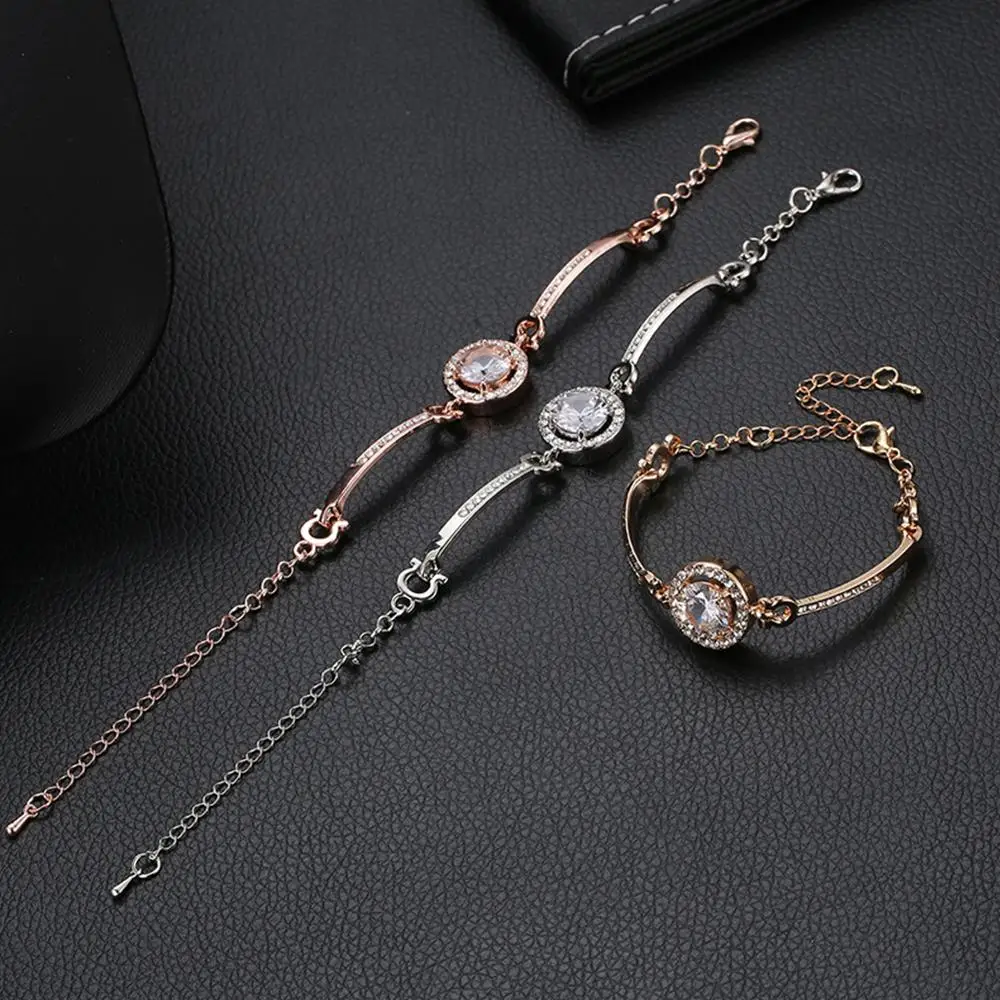 Fashion  Women's Joker Bracelet Fast-selling   Simple temperament noble flash drill bracelet Handwear