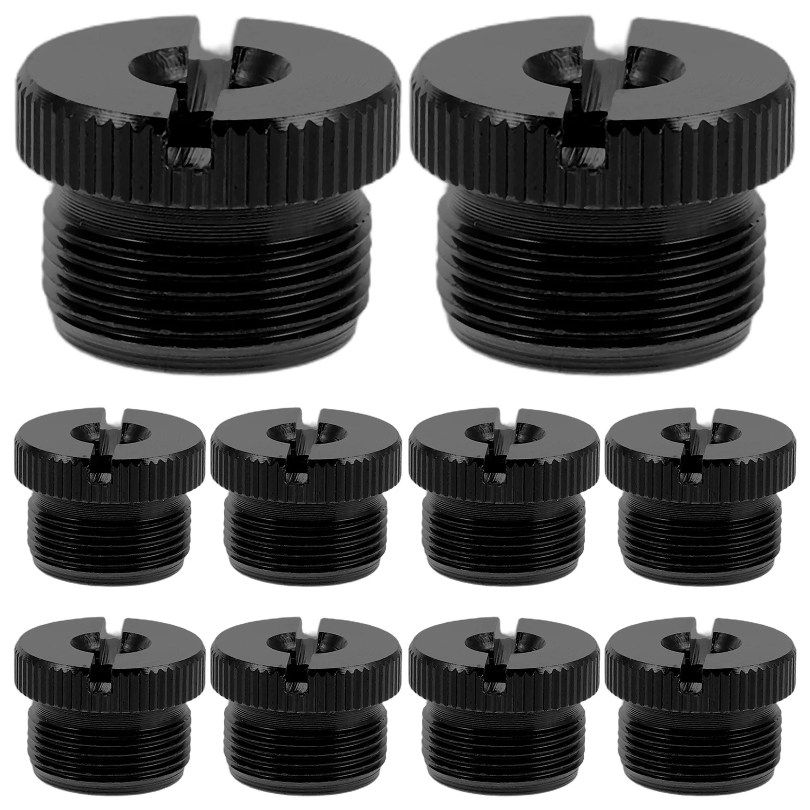 

8pcs Microphone Stand Screw Adapter Metal 1/4 To 5/8 Inch Thread Converter For Mic Holder Universal Mic Thread Adapter Kit