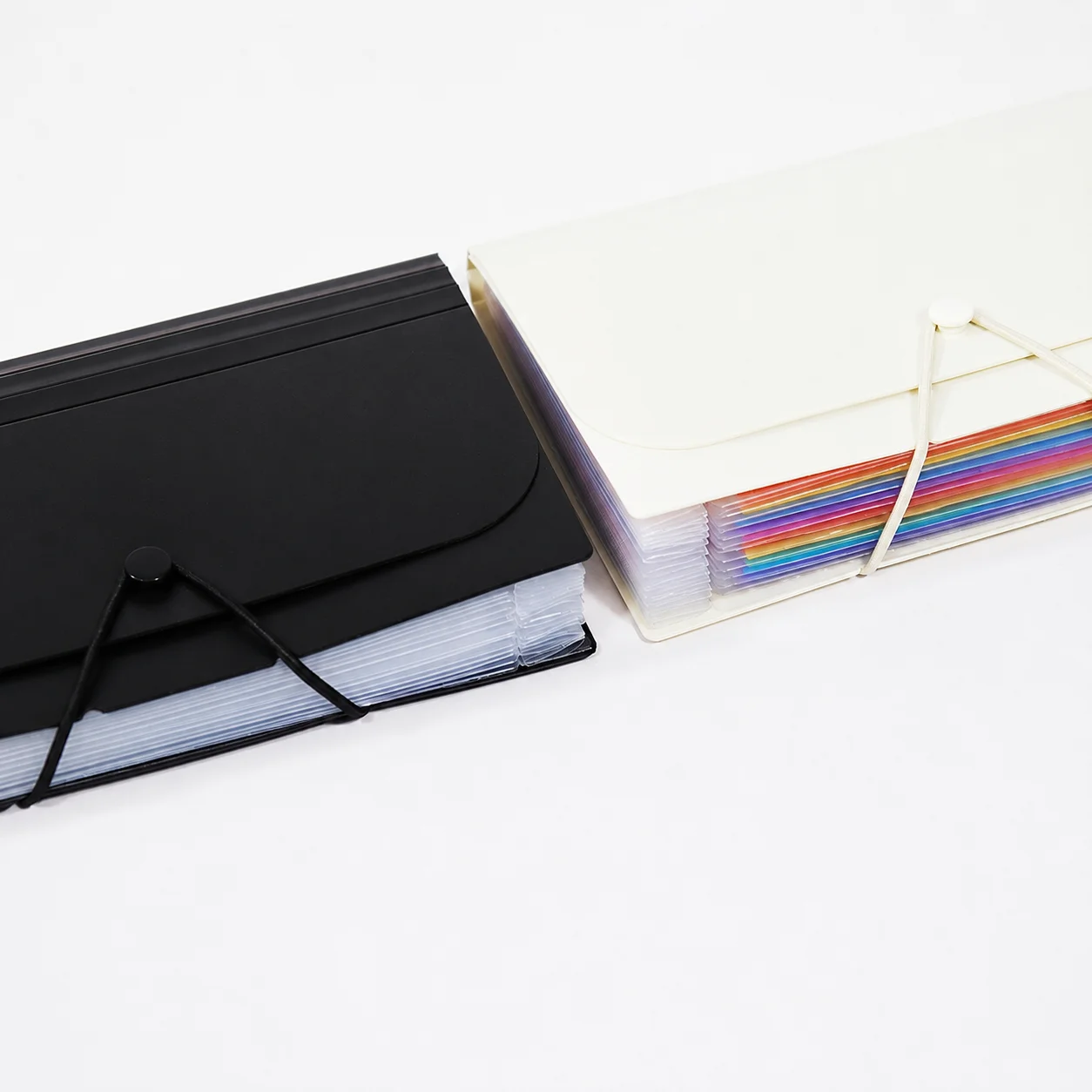 Multi-Layer File Storage Compact Portable Receipts Organizer Standing File Folder Standable Mini Accordion File Organizer