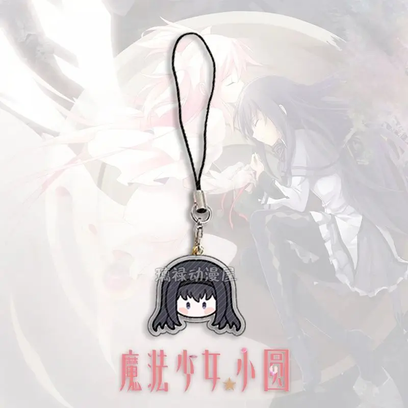 Anime Puella Magi Magica Phone Rope Chain Kaname Madoka Cosplay Backpack Ornament Pendant Birthday Gifts Boys Girls