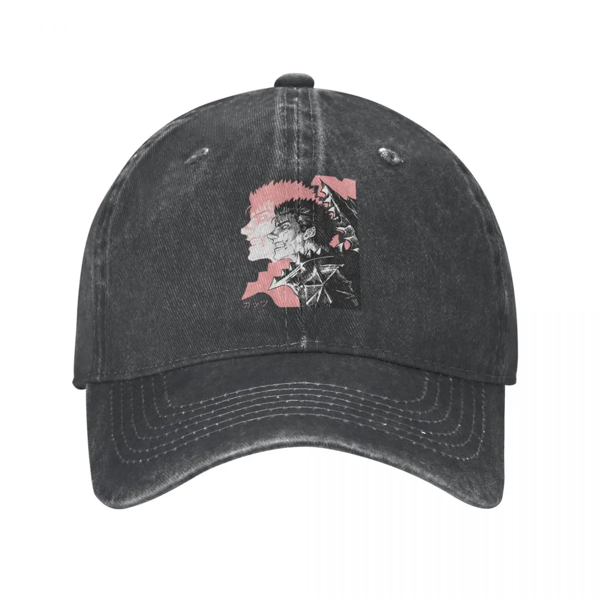 

Berserk Guts Baseball Cap Retro Distressed Cotton Streetwear apanese Anime Snapback Cap Unisex Outdoor Running Golf Hats Cap