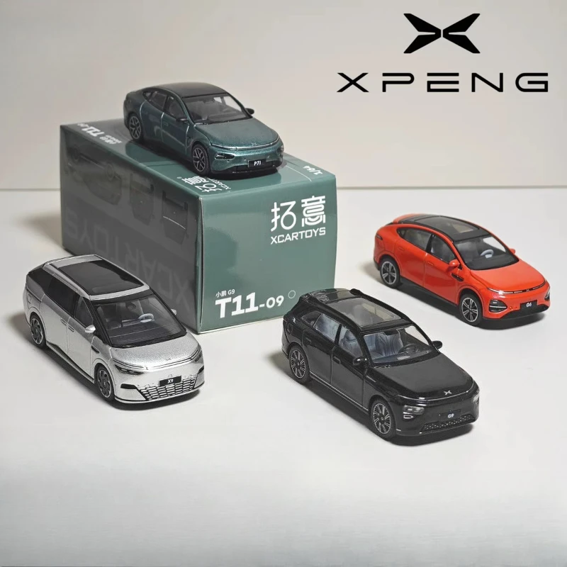

XCARTOYS 1/64 Scale Alloy Car Models of XPENG Series Including G6 G9 P5 and X9 Exquisite Decorations for Boys Gifts