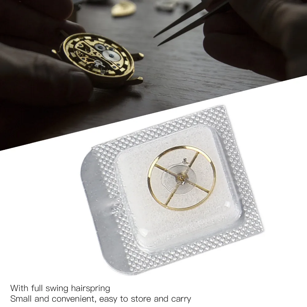 7120 Watch Movement Balance Wheel Gold Alloy Watch Movement Accessory Balance Wheel Watch Movement Accessory Watches