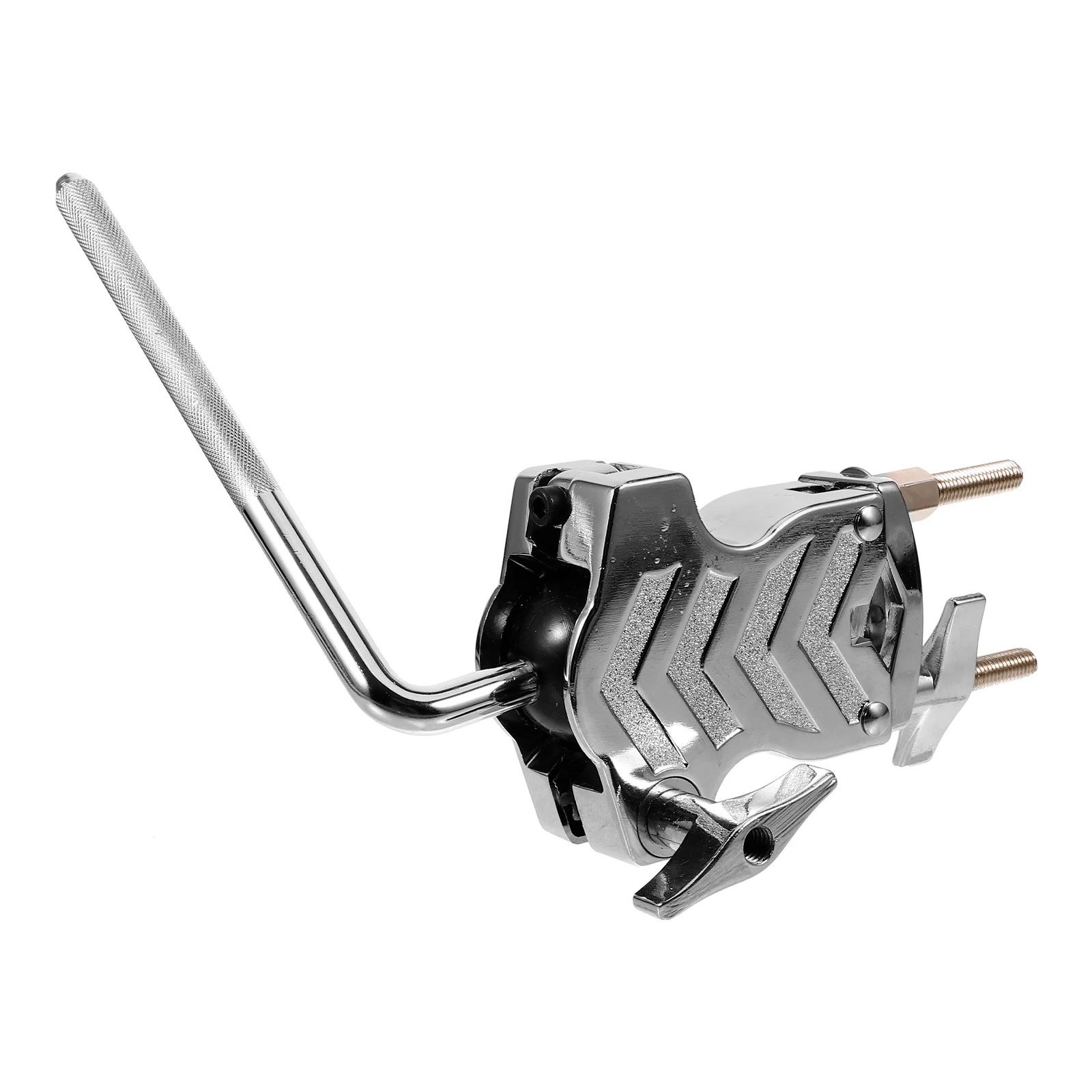 

Drum Cowbell Mounting Clamp Zinc Alloy Stable Bracket for Percussion Instruments Secure Drum Accessory Hardware Mount Stand
