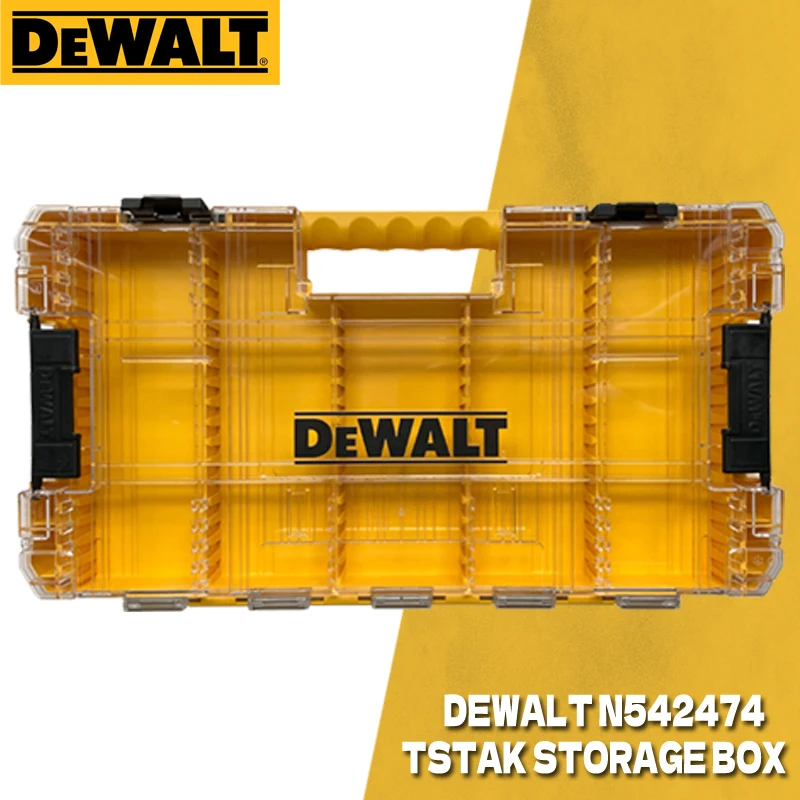 

Кейс для хранения инструментов DEWALT TSTAK, органайзер для бит и комплектующих, модели DT70800, DT70801, DT70803, DWAN2190, N542474, DT70839, DT70716