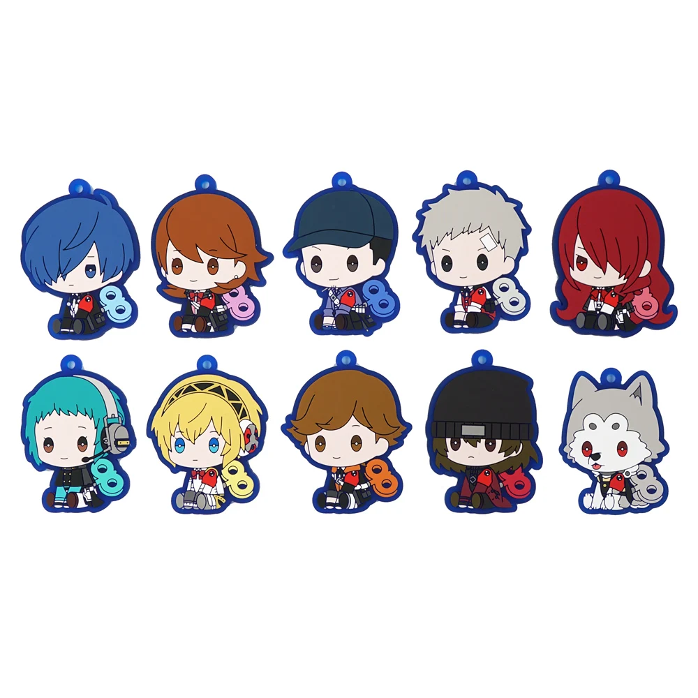 P3 Anime Persona 3 Game Yuuki Mako Yukari Takeba Akihiko Sanada Junpe Iori Mitsuru Kirijo Aegis Aigis Rubber Housey Teetrinken