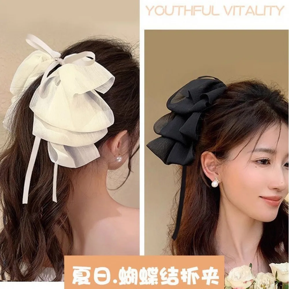 Fashion Big Bow Hair Clip Trend Hairpins Bowknot Barrette Headband For Women Girl Korea Trend Hair Accessories Lolita Jewelry