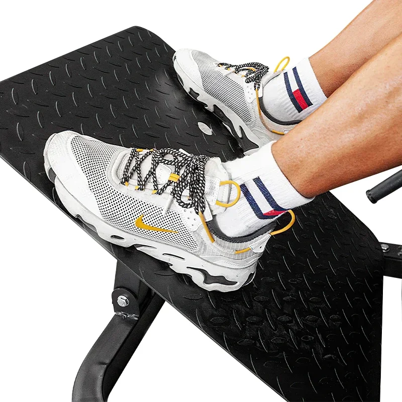 اللياقة البدنية الجانبية الساق الصحافة هاك القرفصاء التجارية 45 درجة آلة لوحة تحميل اللياقة البدنية دبوس تحميل آلة ضغط الساق #6