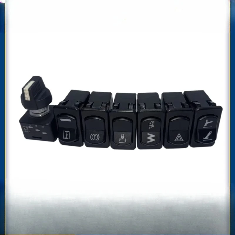 

1pcs For Hyundai Doosan 60 150 210 Excavator Warp Switch Steering Wheel Button Key Switch