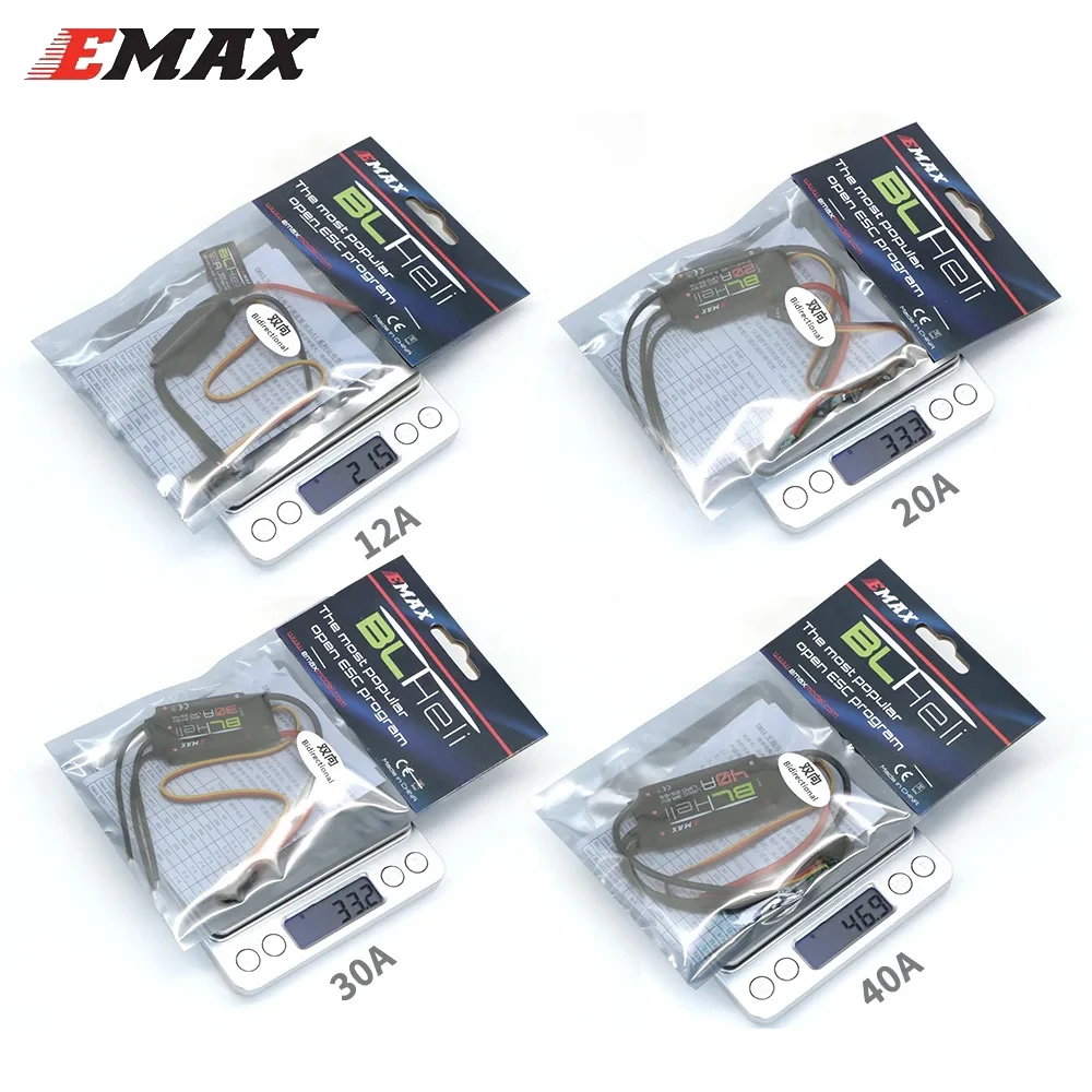 4 ピース/ロット Emax Blheli 12A 20A 30A 40A 50A 60A 80A 双方向ブラシレススピードコントローラ RC ESC RC Quadcopter 航空機用
