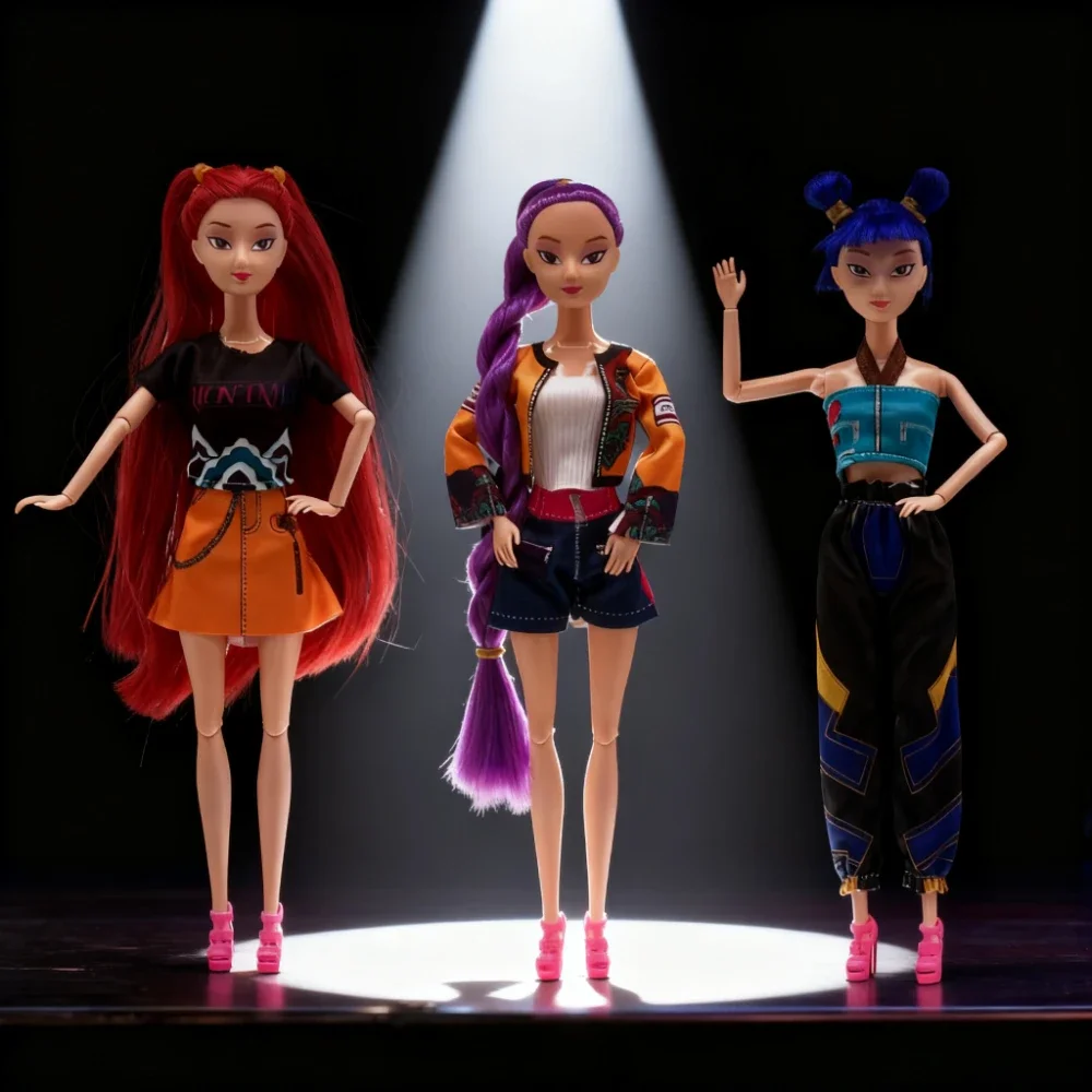 جديد أنيمي شيطان الصيادين عمل الشكل دمية k البوب لعبة من الفينيل شخصية تمثال عيد ميلاد هدية الكريسماس المشجعين نادي الهدايا 2025 #1