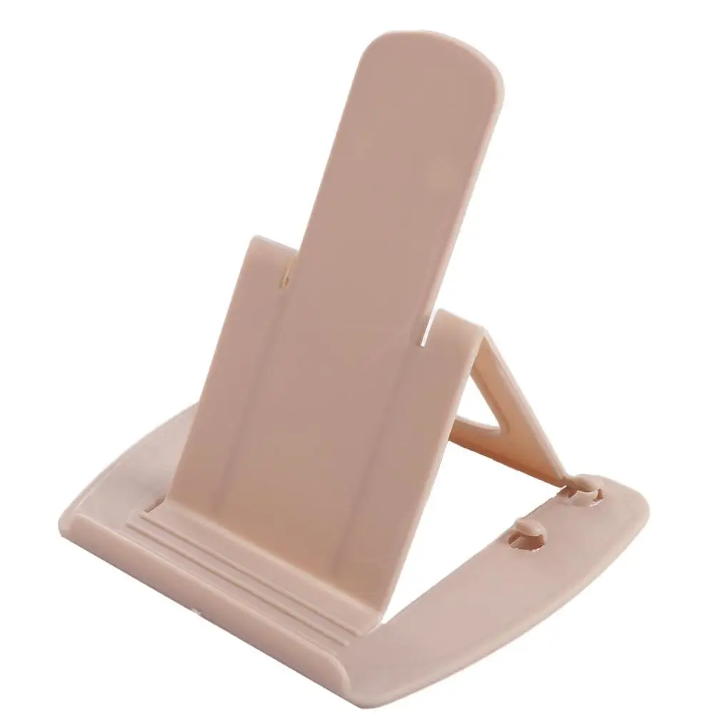 Plastic Foldable Desktop Phone Holder Adjustable Folding Mobile Tablet Stand Cartoon Mini Cell Phone Bracket Smart Phone Display