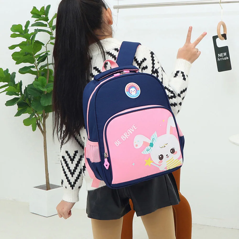 Backpack for Kids 3-6 Years Pink Purple Yellow Blue Cute Dinosaur Rabbit Boys Girls Back To School Bag Gift