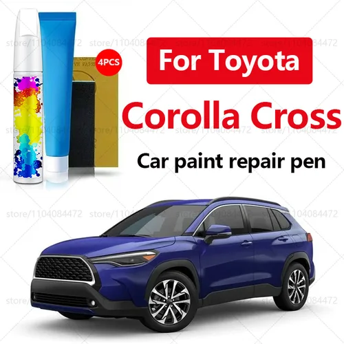 Pluma de reparación de pintura de coche para Toyota Corolla 2020-2025, accesorios de reparación de arañazos de pintura cruzada, 4 Uds., blanco, 089, negro, D11, rojo, 3R3, gris