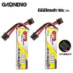 MAX 90C/180C GNB 2S 660mAh 7.6V bateria Lipo HV dla Happymodel FPV wyścigowy Cine Whoop BetaFPV RC dron z wtyczką XT30U-F