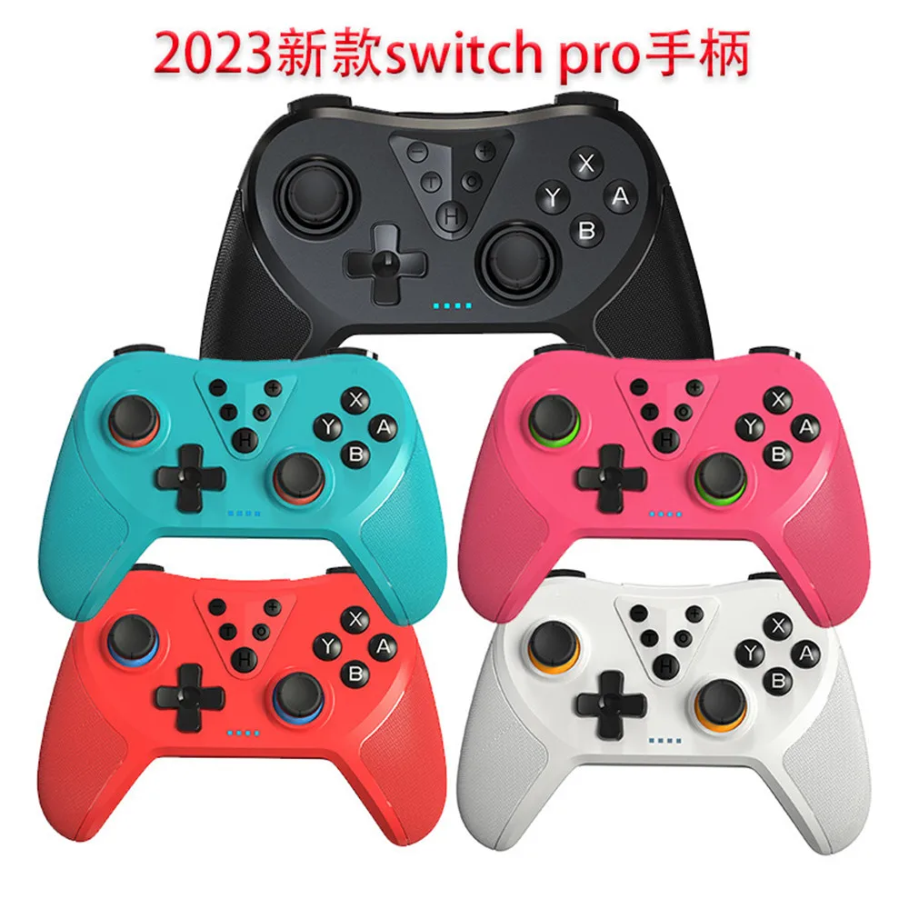 T-37 For Switch/OLED Game Wireless Controller Bluetooth Gamepad Handle Grip with wake-up Gyro Dual Motor Six Axis Vibration