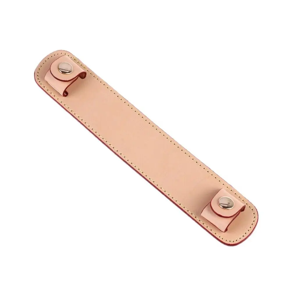 

Resuable PU Leather Bag Strap Decompression Pads Wide Snap Bag Handle Fixing Clip All-match Pressure Relief Daily