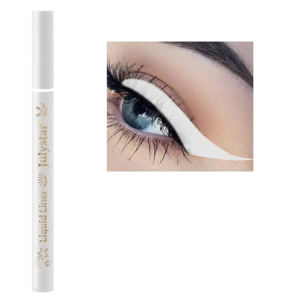 Wasserdichte Regenbogen matte bunte flüssige Eyeliner Kosmetik bis Farbe Eyeliner machen Bleistift langlebigen rosa Stift Make-up whi j2f1