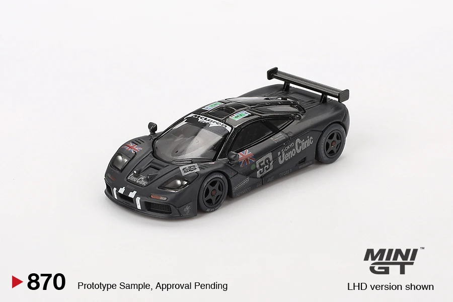 MINIGT 1/64 แม็คลาเรน F1 GTR # 59 1995 Le Mans 24Hr Winner MGT00870-CH รถอัลลอยด์รถยนต์โมเดลโลหะหล่อของเล่นเด็กชาย