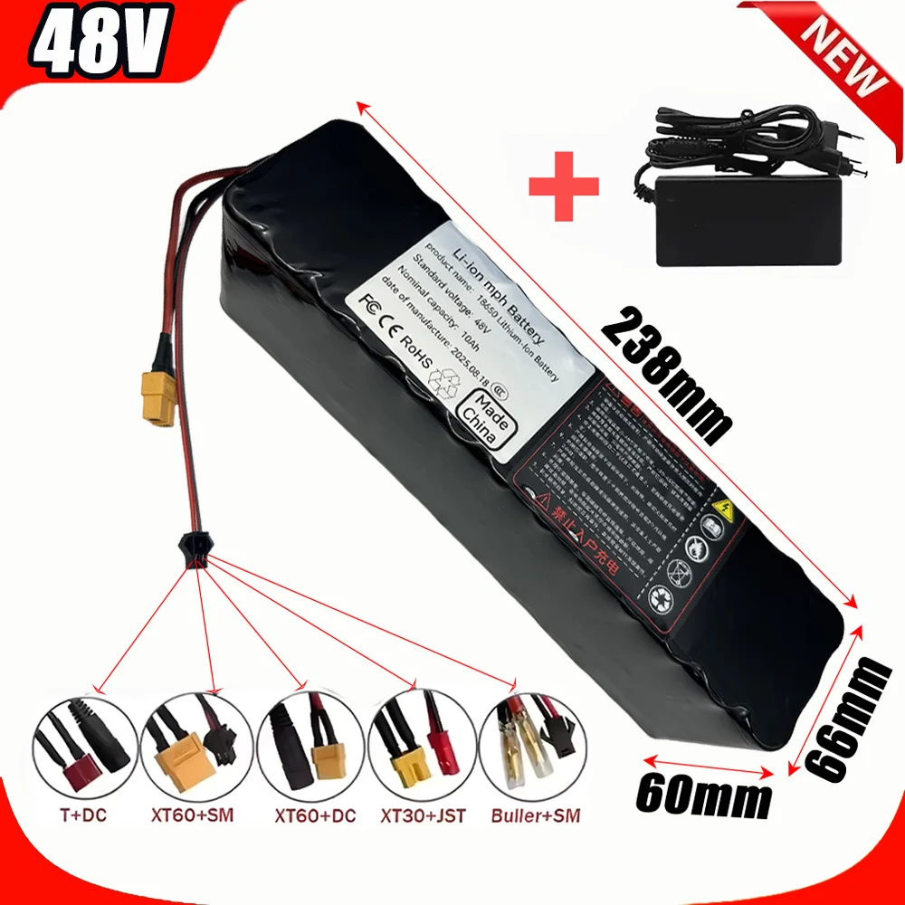 

13S3P 48V Electric Scooter 10Ah/12Ah/14Ah Lithium Battery 18650 battery pack 48V 10Ah Electric Scooter Electric Scooter Battery