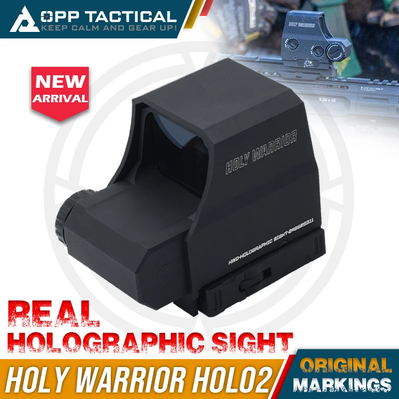 

Holy Warrior Real Holographic Sight RHD HOLO2 Red Dot Sight W/Night Vision Mode 2024 New Version